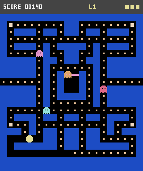 Screenshot of the PAC-MAN challenge on 2026-09-19
