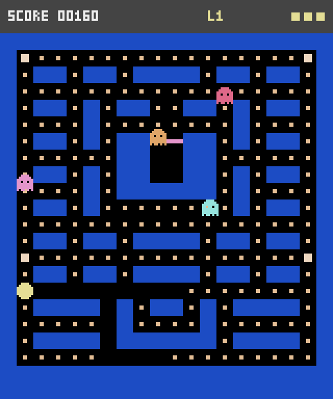 Screenshot of the PAC-MAN challenge on 2026-10-03