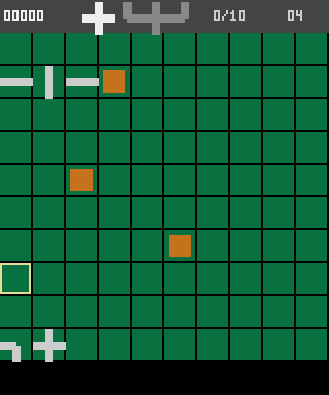 Screenshot of the PIPE MANIA challenge on 2026-10-14