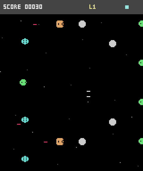 Screenshot of the SPACE IMPACT challenge on 2026-10-15
