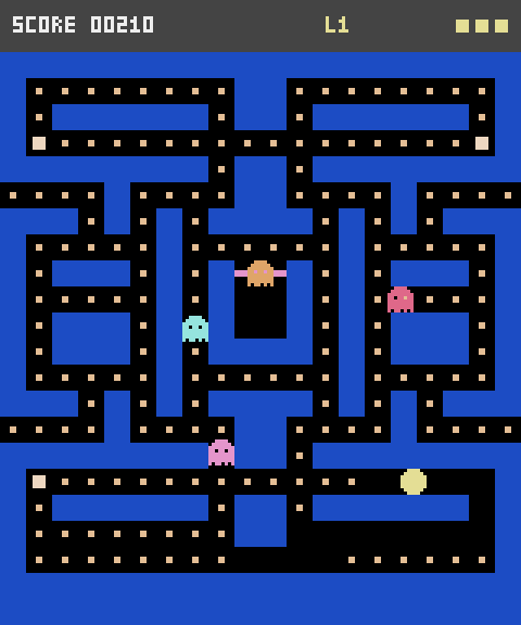 Screenshot of the PAC-MAN challenge on 2026-10-24