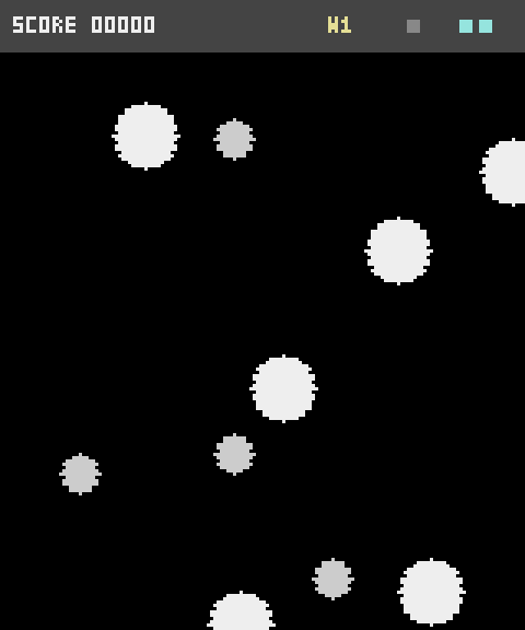 Screenshot of the ASTEROIDS challenge on 2026-10-26